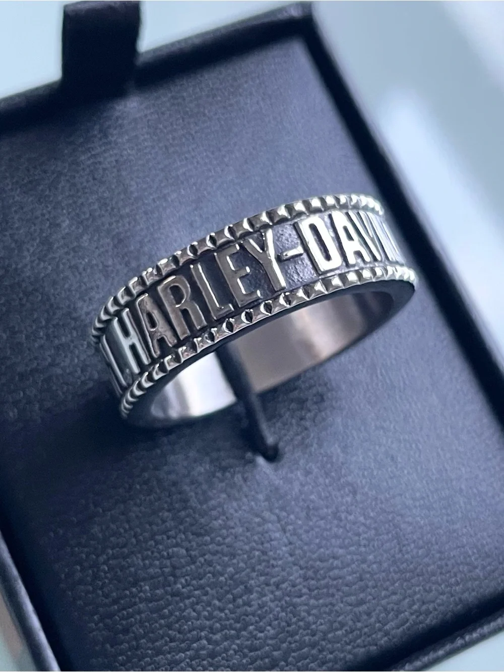 Harley-Davidson Logo Band Ring size 10